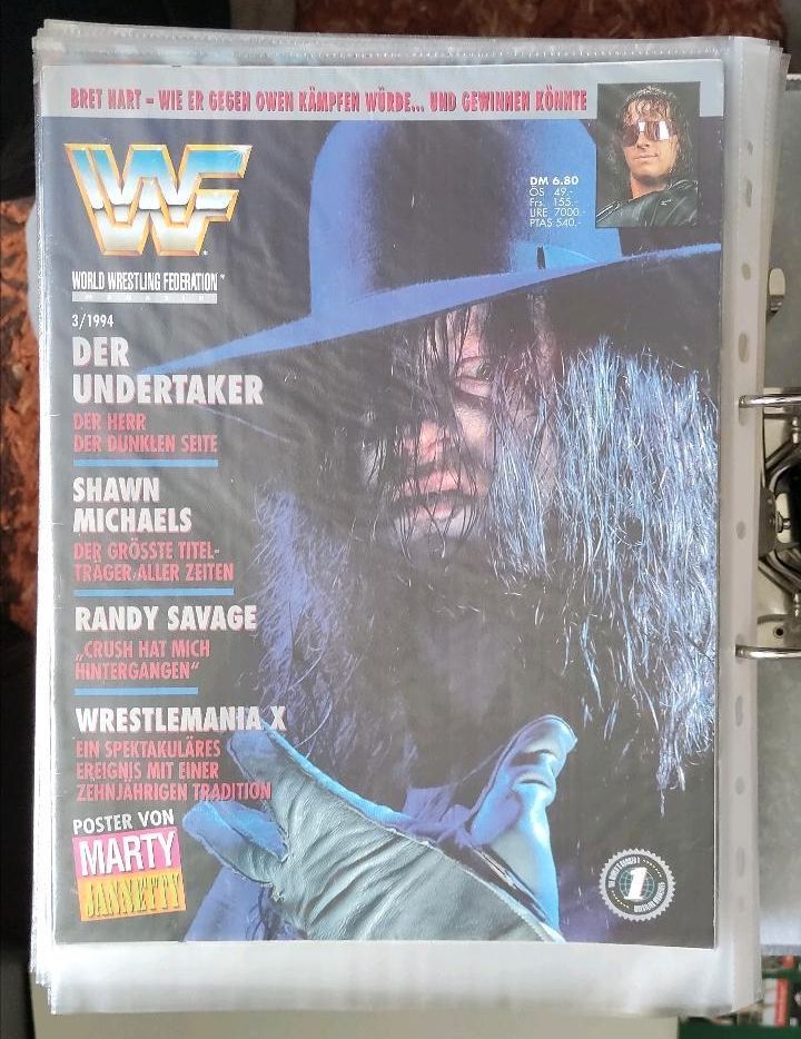 WWF Magazine 1-12/1994 mit Postern - WWE Wrestling in Schwarzenberg (Erzgebirge)