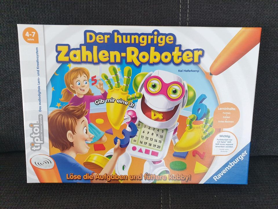 ⭐ Tiptoi Tip toi hungrige Zahlenroboter Zahlen Roboter wie neu in Neusäß