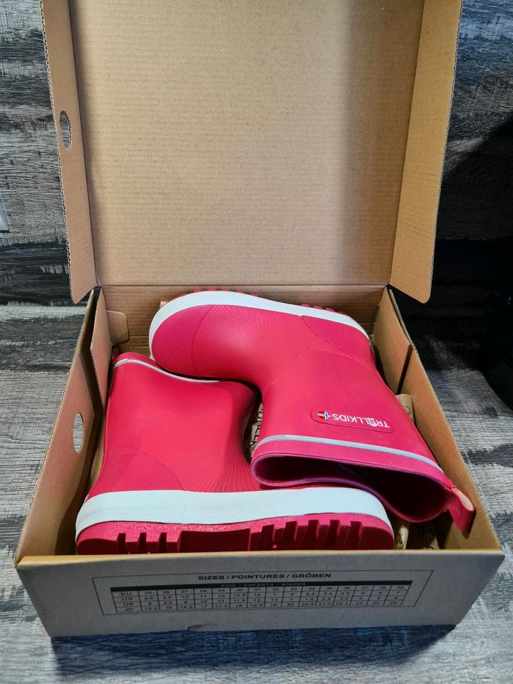 Trollkids Gummistiefel pink, Gr. 29, NEU in Schwalmstadt