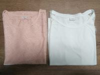 2 x Shirts Damen, weiß und rosa, mit Spitze/Lochstickerei, Gr. M Baden-Württemberg - Walzbachtal Vorschau