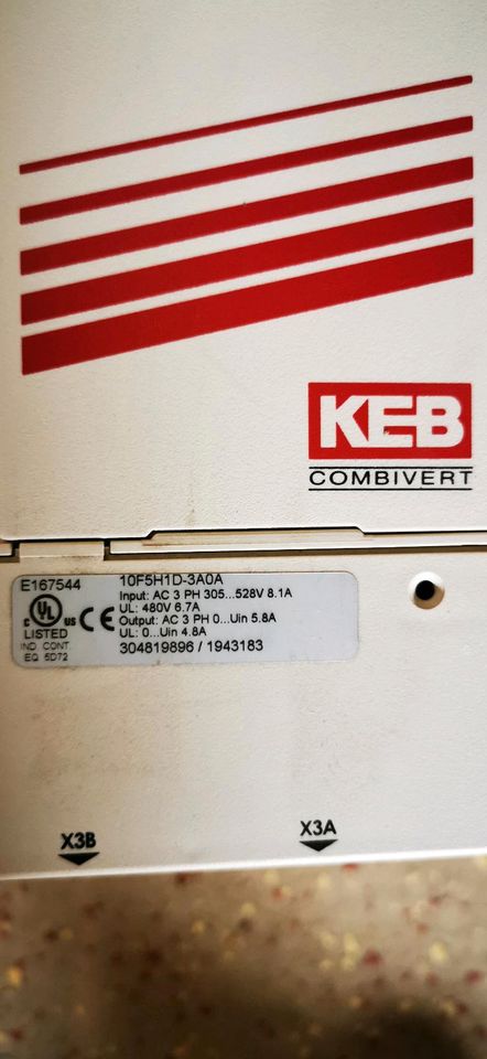 KEB Konverter, Frequenzumrichter 10F5H1D-3A0A in Braunfels
