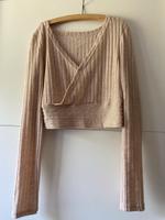 Beiges Langarm Shirt Crop Ausschnitt Shein Gr. 38 m Damen Bayern - Ortenburg Vorschau
