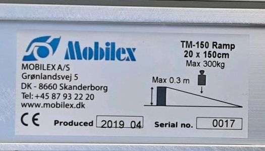 Mobilex Teleskoprampe Modell TM 150, HM Nr.: 22.50.01.0064 in Gummersbach