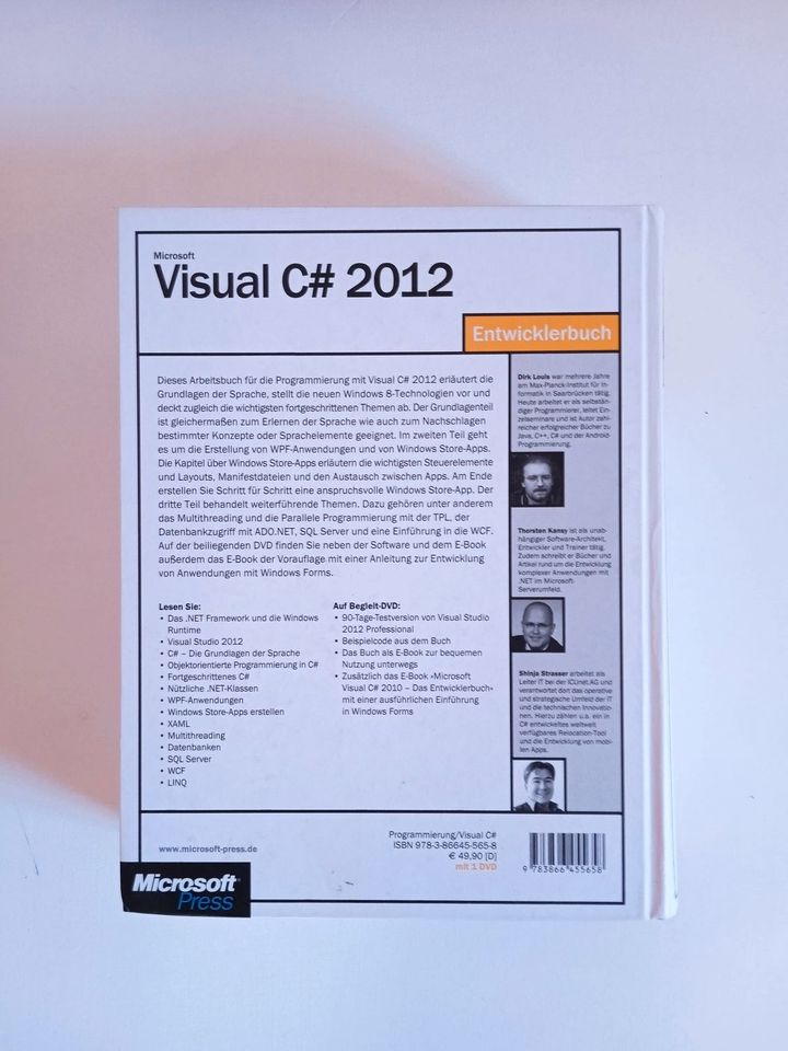 Visual C# 2012 Microsoft Entwicklerbuch in Schrobenhausen