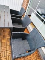 3 Rattan Gartenstühle + 2x Sitzauflage Nordrhein-Westfalen - Viersen Vorschau