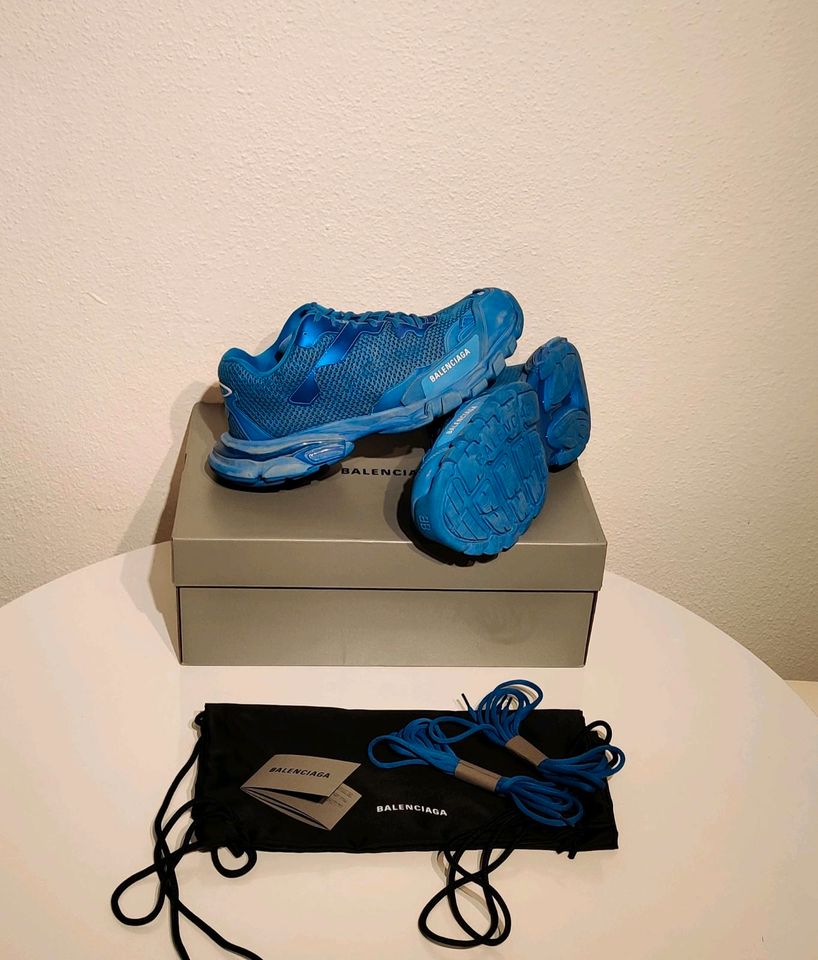 Balenciaga Track 3 Destroyed Sneaker 43/44/45/46 Herrenschuh Blau in München