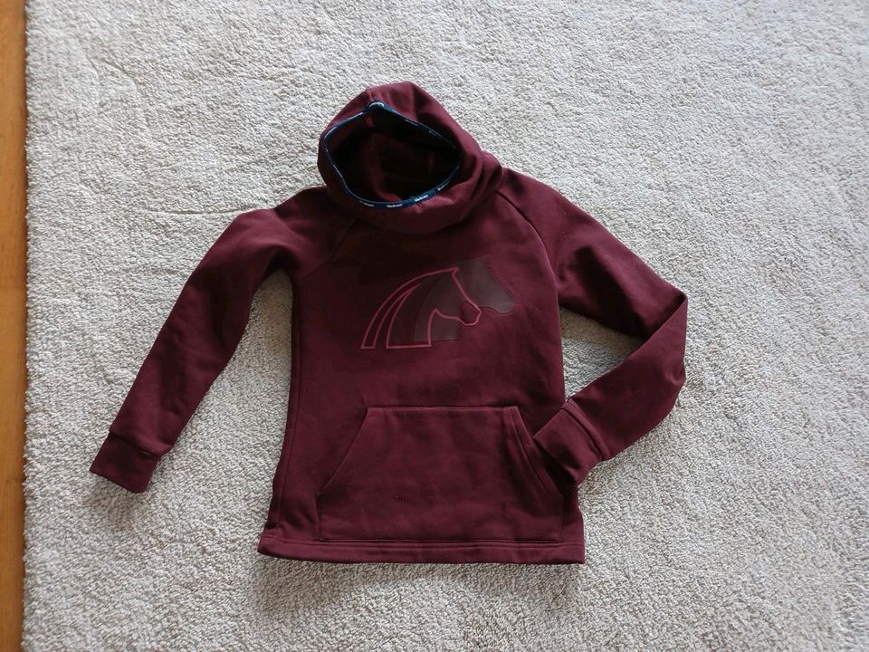 Loesdau Black Forest Hoodie Kapuzenpullover, Reiter, Pferd, Gr.XS in Unterhaching