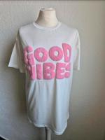 T-Shirt Shirt Gr. XS weiß pink oversize Düsseldorf - Hassels Vorschau