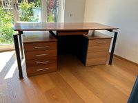 Schreibtisch mit 2 Schubladenschränkchen Bayern - Baldham Vorschau