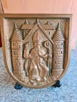 Aschaffenburg Wappen Bronzeguss Massiv Heimat Spessart Handarbeit Bayern - Sulzbach a. Main Vorschau