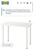 IKEA LINNMON Schreibtisch weiß mit silbernen Beinen Essen - Essen-Ruhrhalbinsel Vorschau