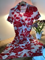 Hemdblusenkleid rot weiß Sommerkleid Jerseykleid Brandenburg - Kleinmachnow Vorschau