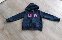 Hoddie Pullover mit Kapuze Gr.98 blau mit weißen Punkten LOVE Thüringen - Bad Sulza Vorschau