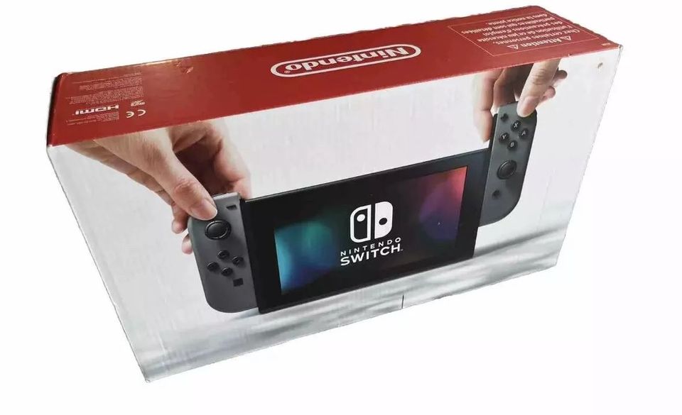 Nintendo Switch Konsole mit OVP in Top Zustand lila/neon-orange in Herrenberg