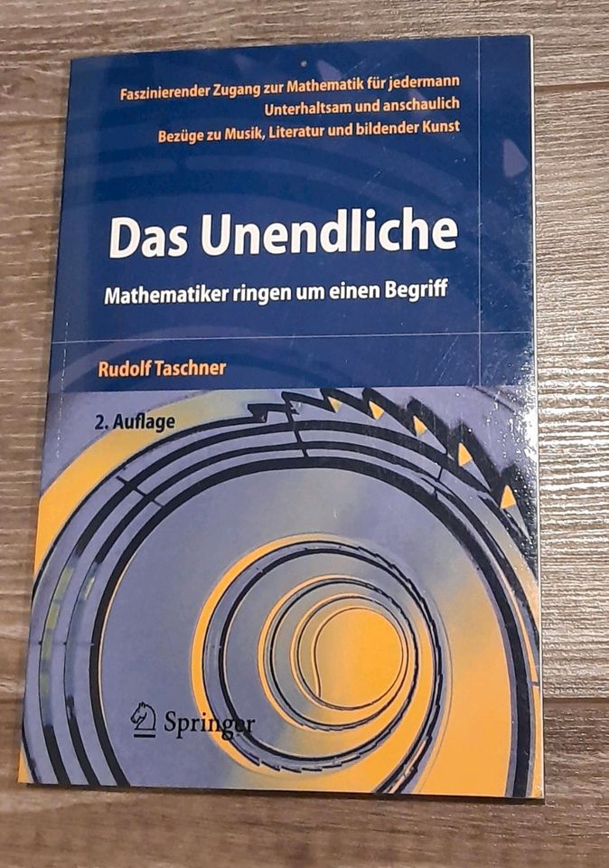 Springer Das Unendliche, Mathematiker, Rudolf Taschner in Ennigerloh