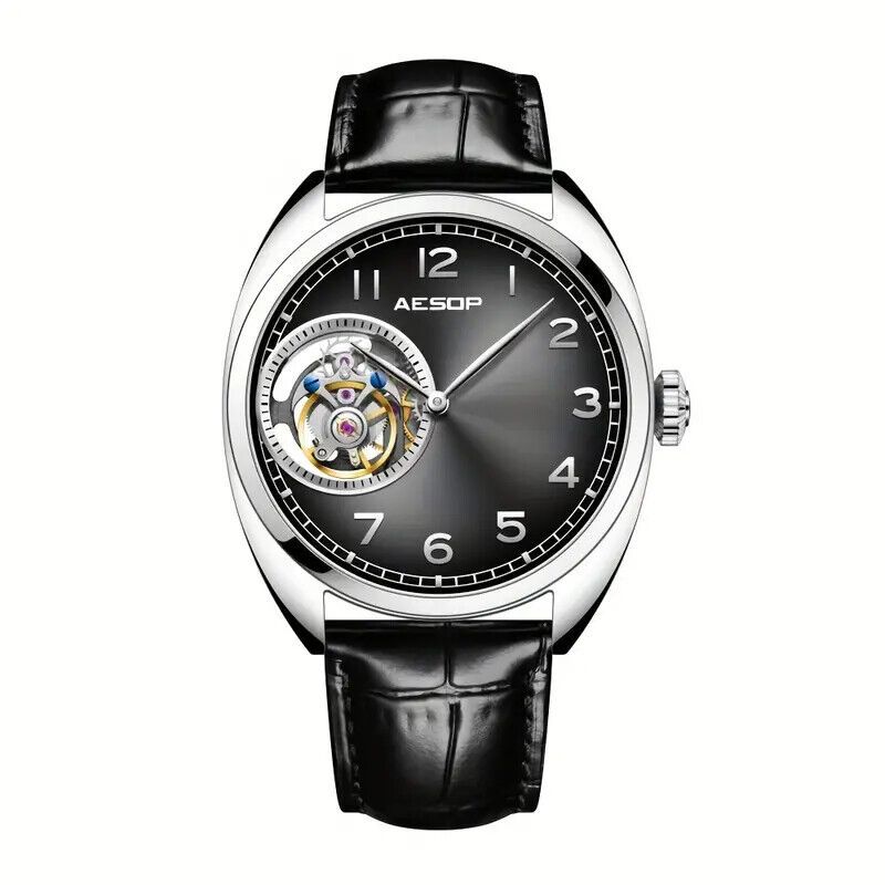 Aesop Tourbillon Herren-Skelettarmbanduhr: Mechanisch, Handaufzug in Hünfeld