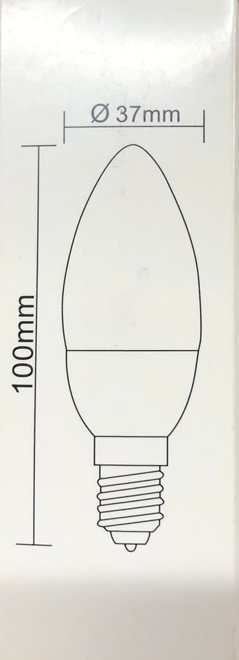 5er Set Kerzen LED Leuchtmittel/E14 in Werlte 
