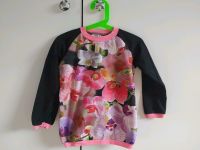 TOP Shirt Selfmade Orchideen Blumen Gr 104/110 schwarz pink Pulli Schleswig-Holstein - Erfde Vorschau