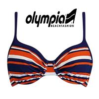 Olympia Beachfasion Orange-Dunkelblau Bikini Bikinioberteil BH M Nordrhein-Westfalen - Marl Vorschau