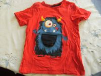 T-Shirt, Monstermotiv mit aufklappbarem Mund, Baumwolle Niedersachsen - Cremlingen Vorschau