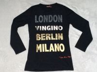 VINGINO langarm Shirt schwarz / gold / Glitzer Gr. 12J /152 Bayern - Bad Bocklet Vorschau