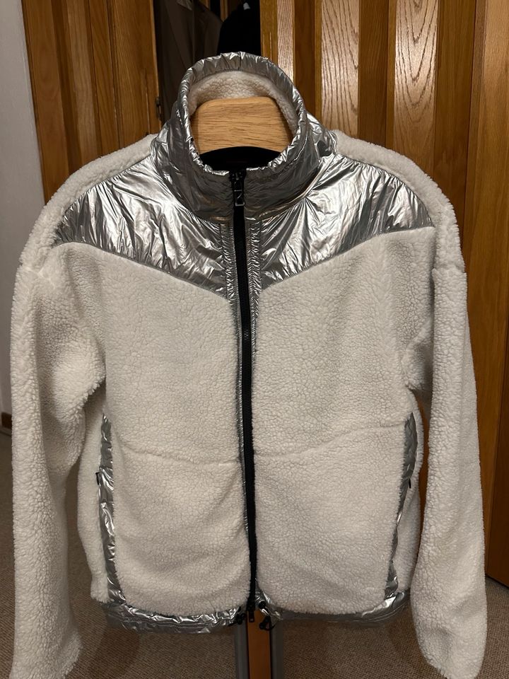 Bogner Jacke Teddyfell Weiß Silber M L XL (B1) in München