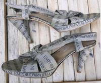 Emporio Armani damen Sandaletten gr.40 grau West - Höchst Vorschau