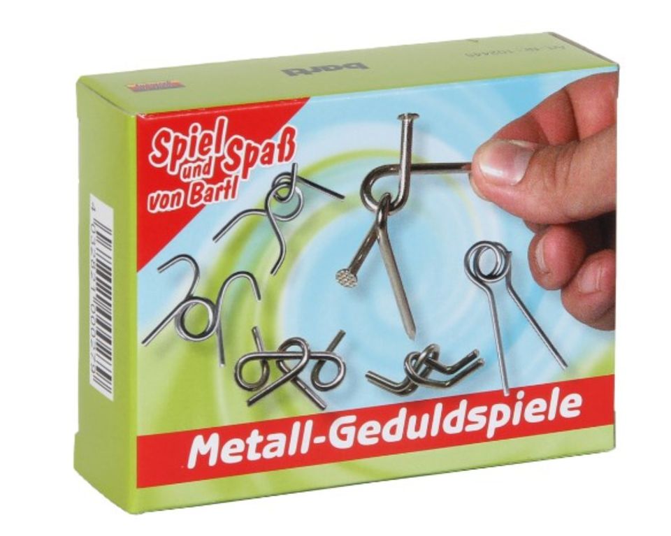 Taschenpuzzle - Metall-Geduldspiele - 102445 - Knobelspiel in St. Kilian