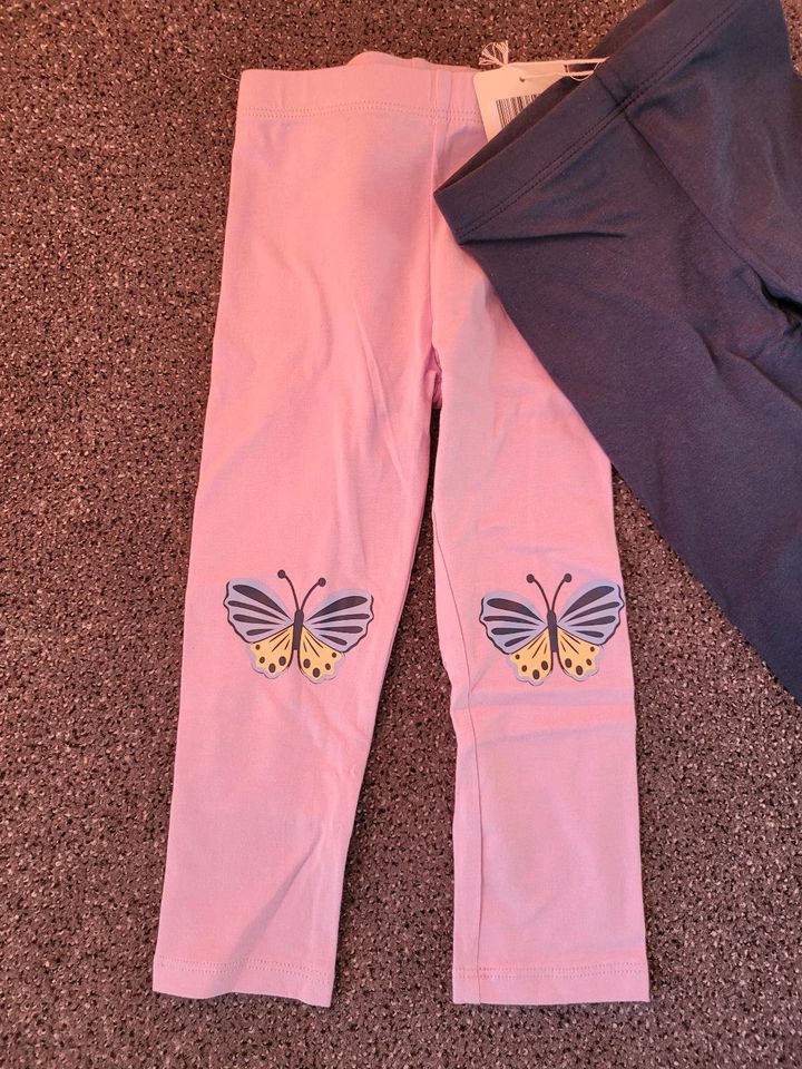 NEU Lily & Dan 2 Leggings (flieder, blau), 92 (Aldi) in Friedrichsdorf