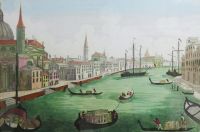 Venedig 18Jh Kupferstich koloriert Franz Xaver HABERMANN original Nürnberg (Mittelfr) - Mitte Vorschau