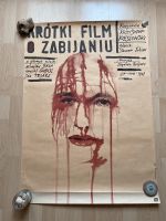 Polnisches Filmplakat Pagowski B1 1980 Kieslowski o zabijaniu Friedrichshain-Kreuzberg - Friedrichshain Vorschau