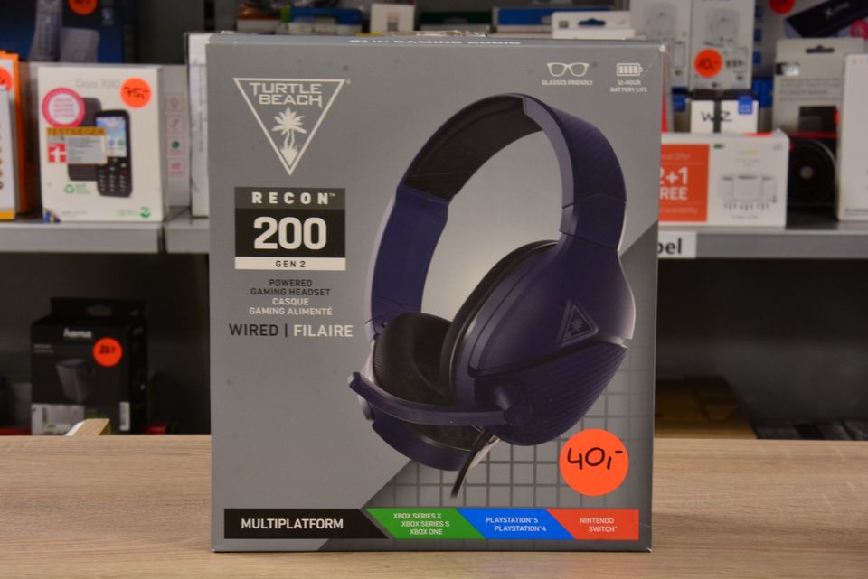 ⭐Turtle Beach Recon 200 Gen 2 blau Kopfhörer 1 J. Garantie⭐ in Peine