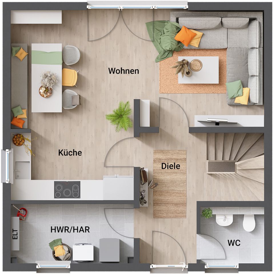 Nicht zu groß, nicht zu klein, sondern ideal! Ihr energiesparendes Town & Country Stadthaus in Dingelstädt in Dingelstädt