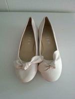 JETTE Ballerinas Schuhe Leder beige creme Schleife Größe 36 Köln - Nippes Vorschau