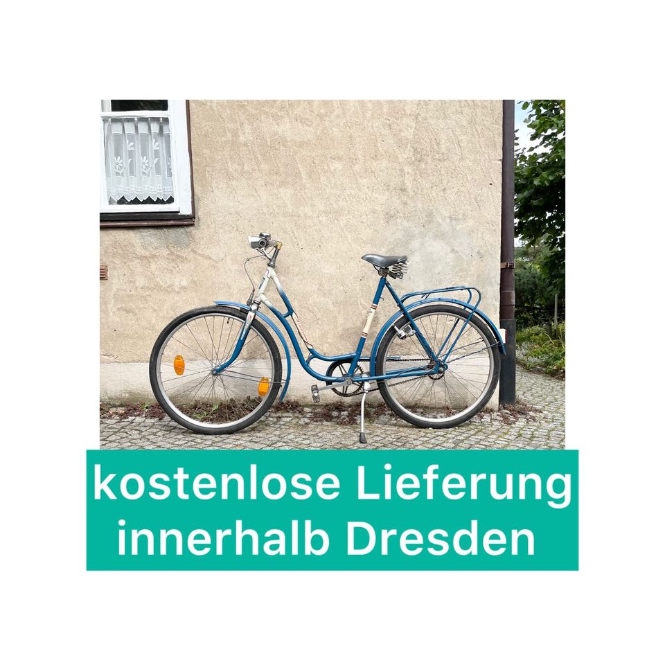 Diamant Fahrrad Rad Cityrad Vintage + neues Fahrradschloss in Dresden