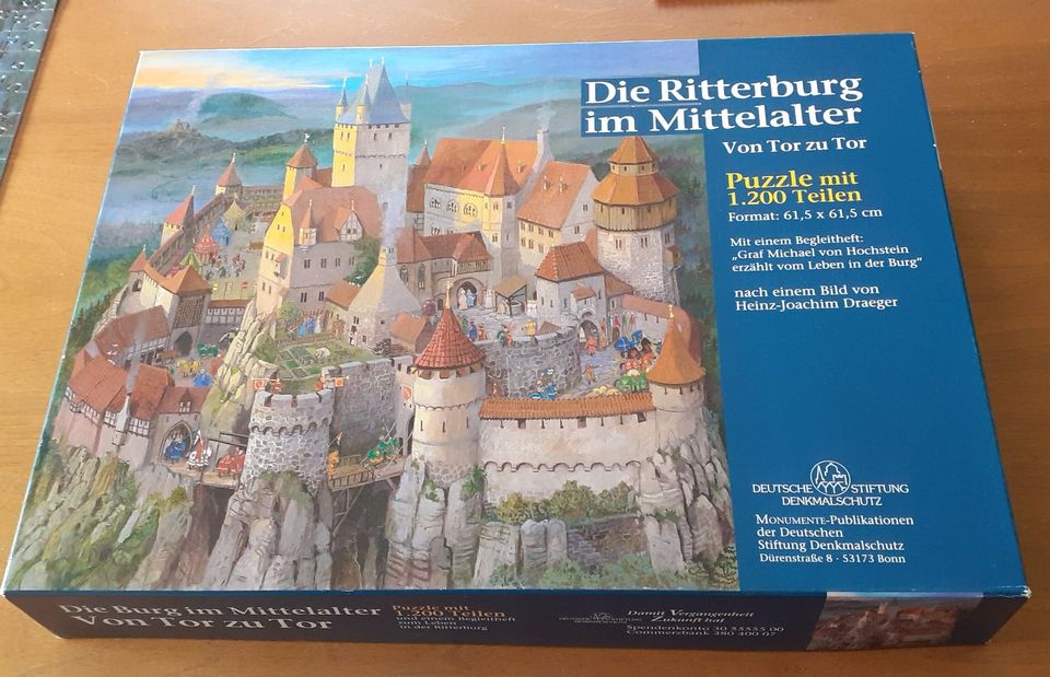 Puzzle Die Ritterburg im Mittelalter 1.200 Teile Deutsche Stiftun in Herscheid