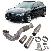 Rennsport Downpipe mit Sportkat und Hitzeschutz für Audi A3 8V 1.8 TFSI 2.0 TFSI (42202_3) Nordrhein-Westfalen - Witten Vorschau