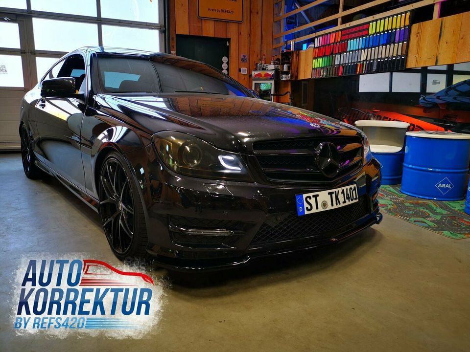 Mercedes W204 C63 AMG Scheinwerfercover Headlightcover Tuning in  Niedersachsen - Rhauderfehn, Tuning & Styling Anzeigen