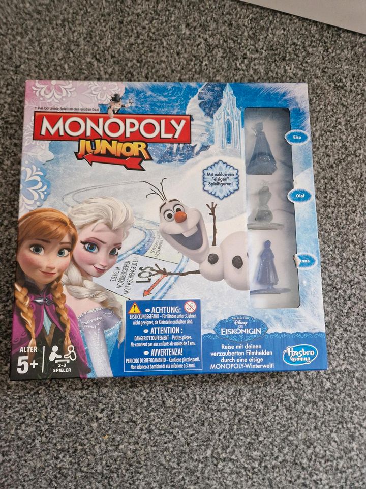 Die Eiskönigin Monopoly und Bilder & Spielbuch in Hatten