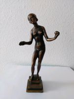 Alte Bronzefigur Eva mit Apfel West - Zeilsheim Vorschau