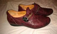 Halbschuhe Slipper von Think, Größe 38, dunkelrot Bonn - Bad Godesberg Vorschau