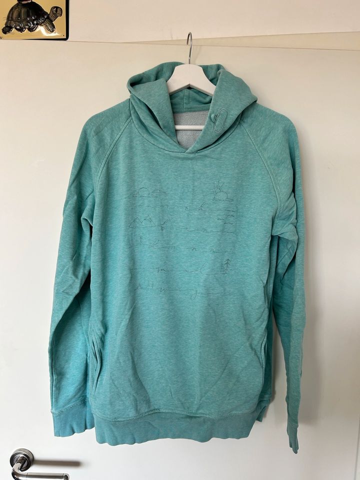 Pullover Hoodie Otaya Gr. L türkis mint blau Reisen Welt ⭐️ in Bremen