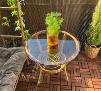 Gartentisch Balkontisch bambustisch glas rung terattesentisch Essen - Essen-Kettwig Vorschau