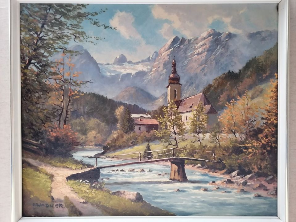Gemälde "Ramsau" von Otto Wagner in Messel