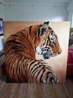 Großes Tigerbild 120 x 120 cm Nordrhein-Westfalen - Bocholt Vorschau