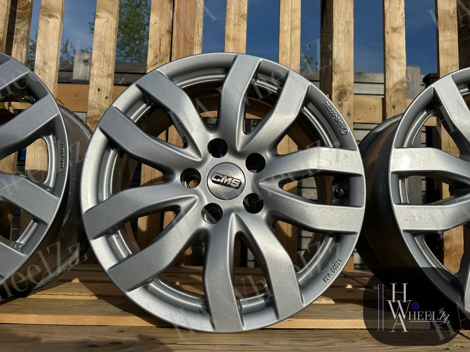 NEUZUSTAND ➡️ CMS 16 Zoll Alufelgen 5x112 ET35 Titan grau Felgen ➡️ Mercedes A-Klasse W169 W176 W177 B C W202 W203 W204 CLC CLK W209 W208 E W210 SLK Seat Skoda VW Caddy SK Passat 3B B5 Audi Alhambra in Bünde