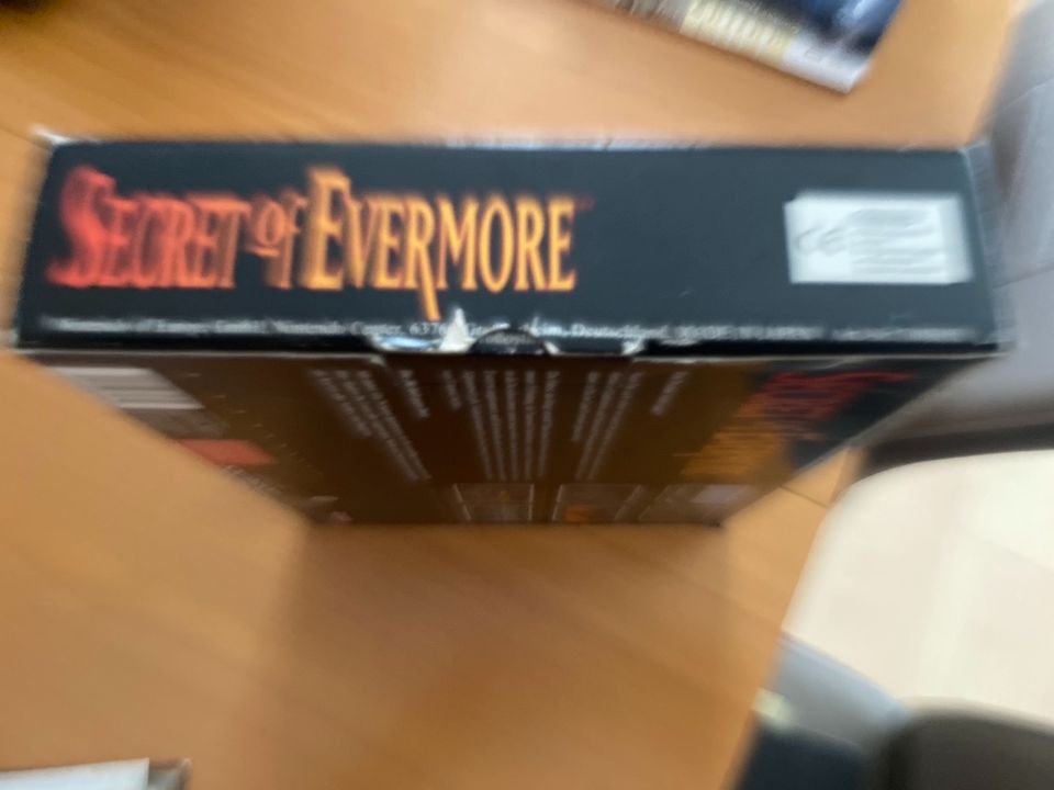 Super Nintendo  Original Spiel,Secret of Evermore in Big Box OVP. in Nennslingen