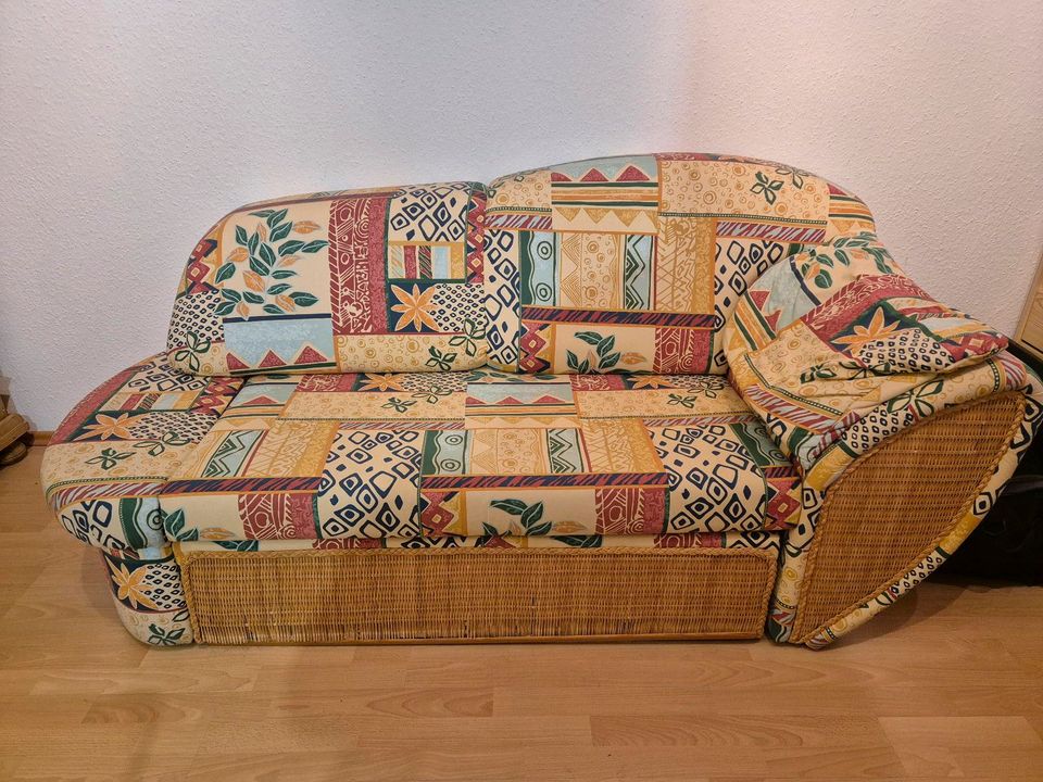 Ausziehbares Schlafsofa mit Bettkasten Sofa Couch Schlafcouch in Rosenfeld