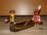 Playmobil *Rarität* Indianer Trapper mit Kanu Western 3397 (1991) Niedersachsen - Bücken Vorschau
