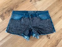 Damen Jeansshort Shorts Only Gr 28 Palietten ❤️cool Baden-Württemberg - Mühlhausen Vorschau